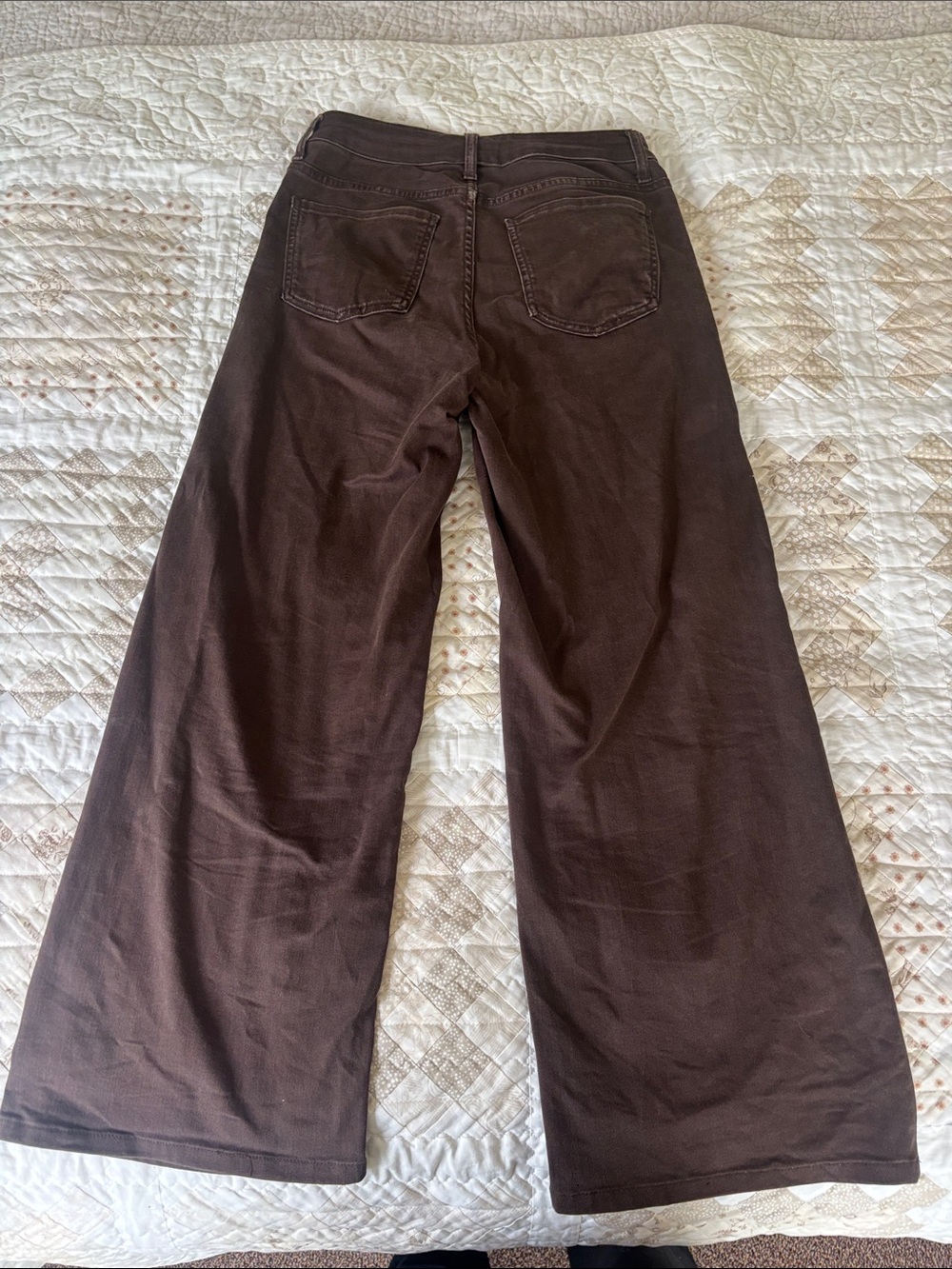 Quince Wide-Leg Jeans in Dark Brown - Picture 2 of 2